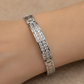 PULSERA PLACA DOBLE LINEA
