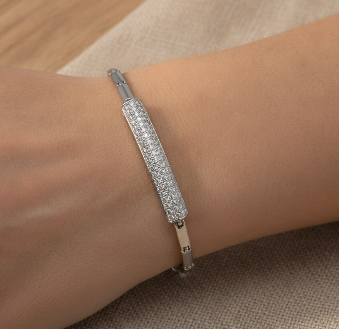 PULSERA CILINDRO BRILLOSO