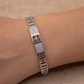 PULSERA BARRA FLORAL
