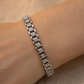 PULSERA RECTANGULOS  ESLABONADOS