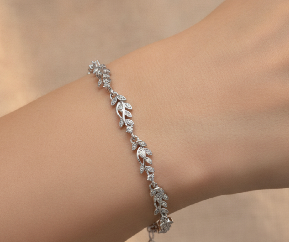 pulsera enredadera cristal