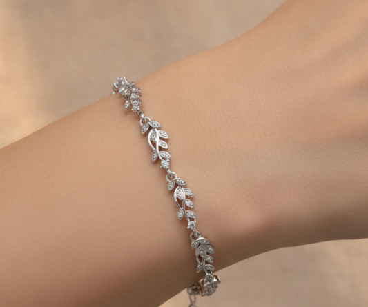 pulsera enredadera cristal