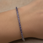 pulsera brillos morados