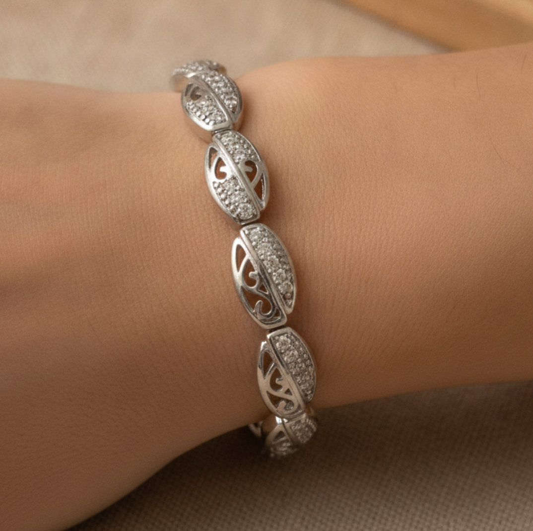 PULSERA ENCAJE BRILLO