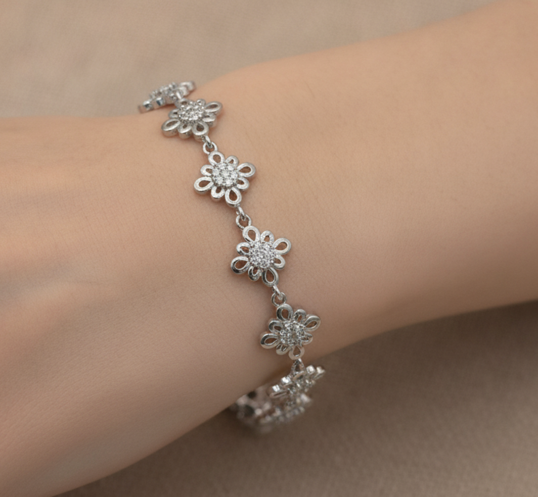 PULSERA FLORES GRANDES