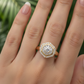 ANILLO DOBLE  HALO HEXAGONAL