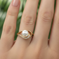 ANILLO PERLA ASIMETRICO
