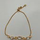 pulsera de corazones con halo de zirconia