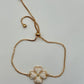 pulsera con dije de flor grande