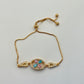 Pulsera  Ovalo Flor colores
