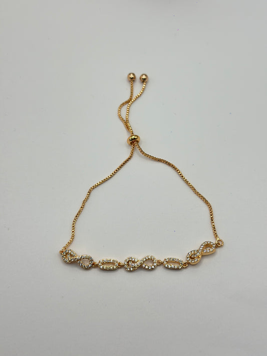 Pulsera Ajustable de infinitos brillosos