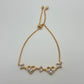 Pulsera Corazones  geometricos