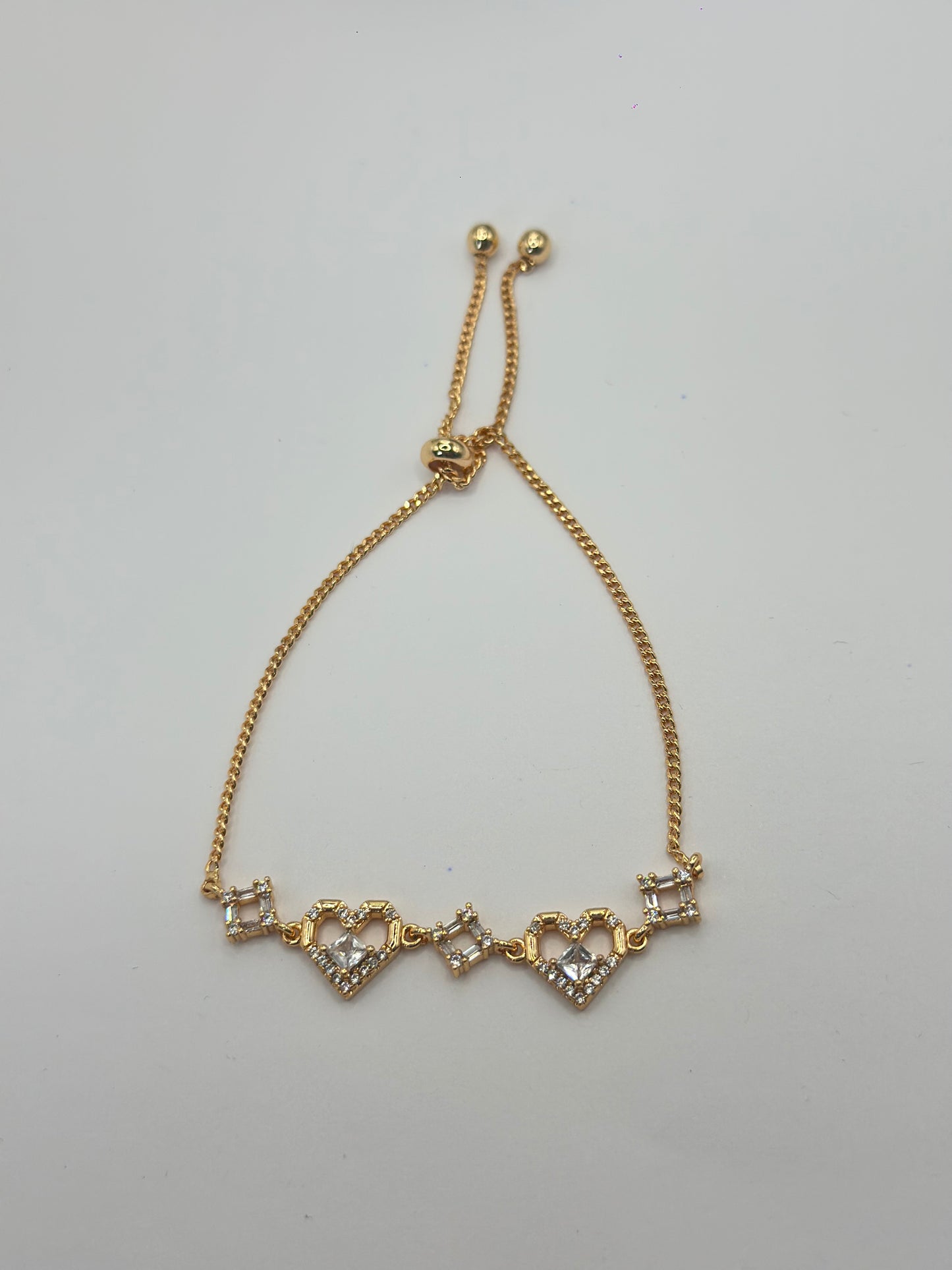 Pulsera Corazones  geometricos