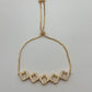 Pulsera Ajustable Flores brillantes
