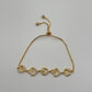 Pulsera Ajustable de dobles corazones