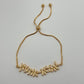 Pulsera Ajustable Rama dorada