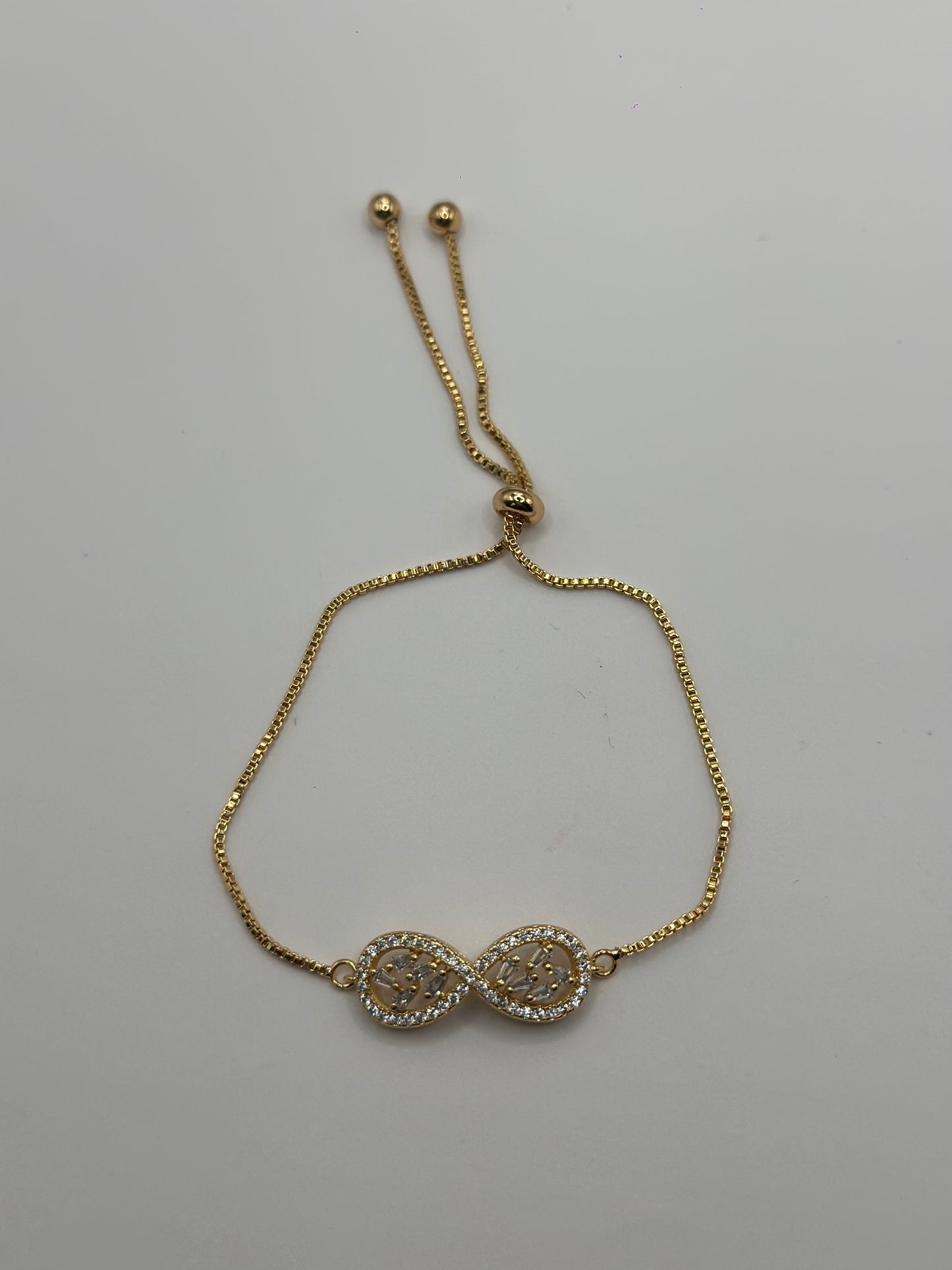 Pulsera Ajustable Infinito cristales