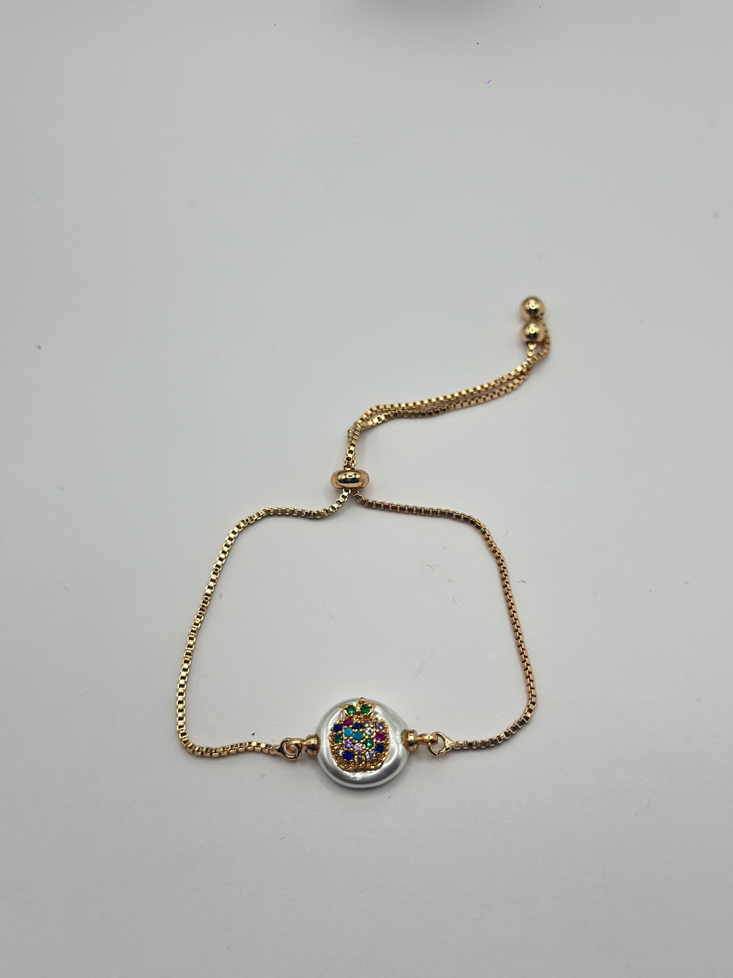 Pulsera Ajustable de manzana colorida