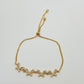 Pulsera Ajustable Brillantes mariposas