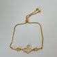 Pulsera Ajustable Mariposa dorada