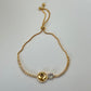 Pulsera Ajustable Flor Pavé