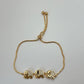 PULSERA AJUSTABLE TRIO DE SUERTE