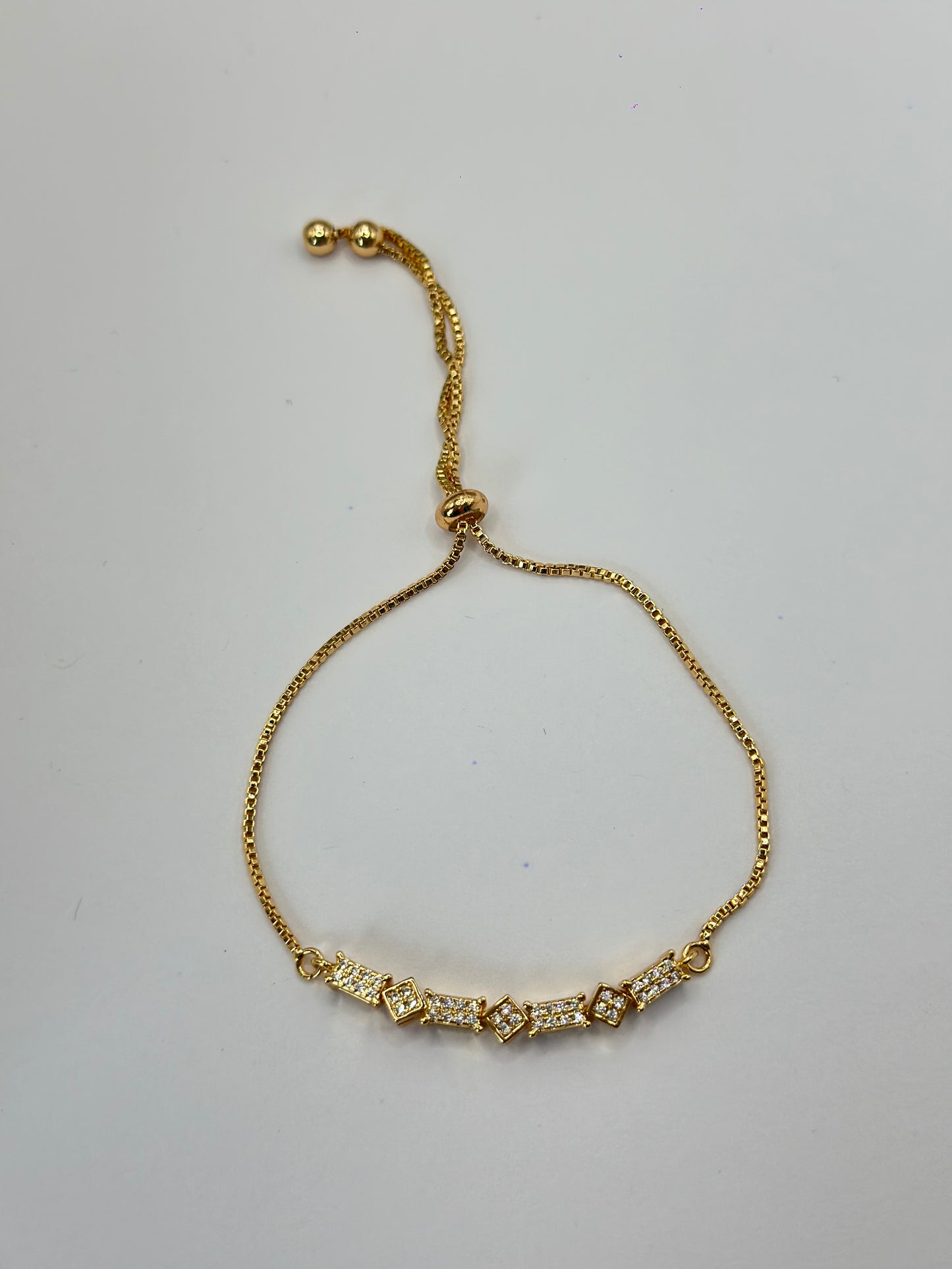 PULSERA AJUSTABLE GEOMETRIA BRILLANTE