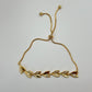 PULSERA AJUSTABLE ESPIJA DORADA