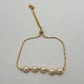 PULSERA AJUSTABLE ELEGANTE PERLAS