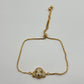 pulsera con dije de cara smiley
