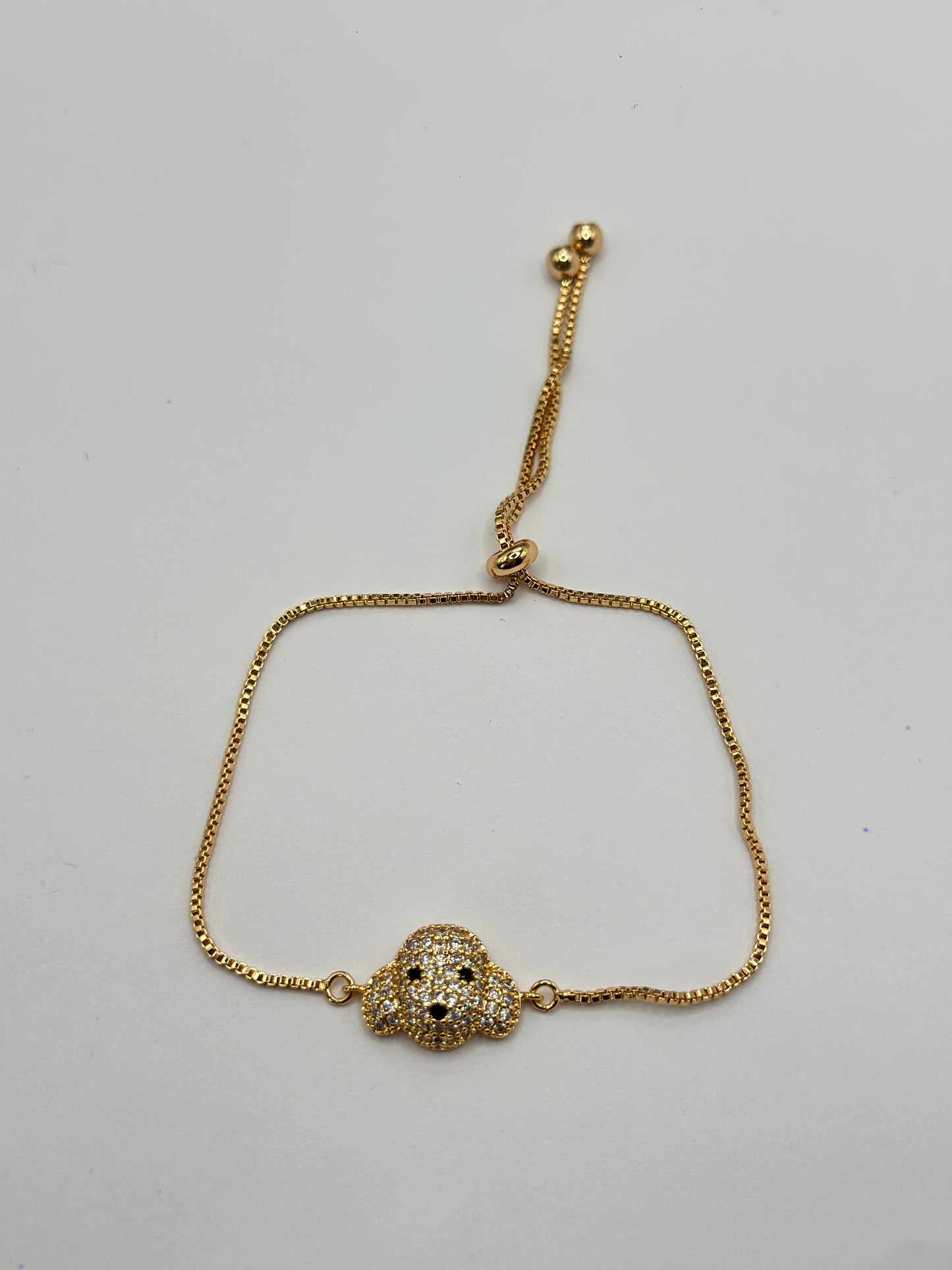 pulsera con dije de cara smiley