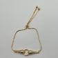 PULSERA AJUSTABLE VIBORAS DORADAS