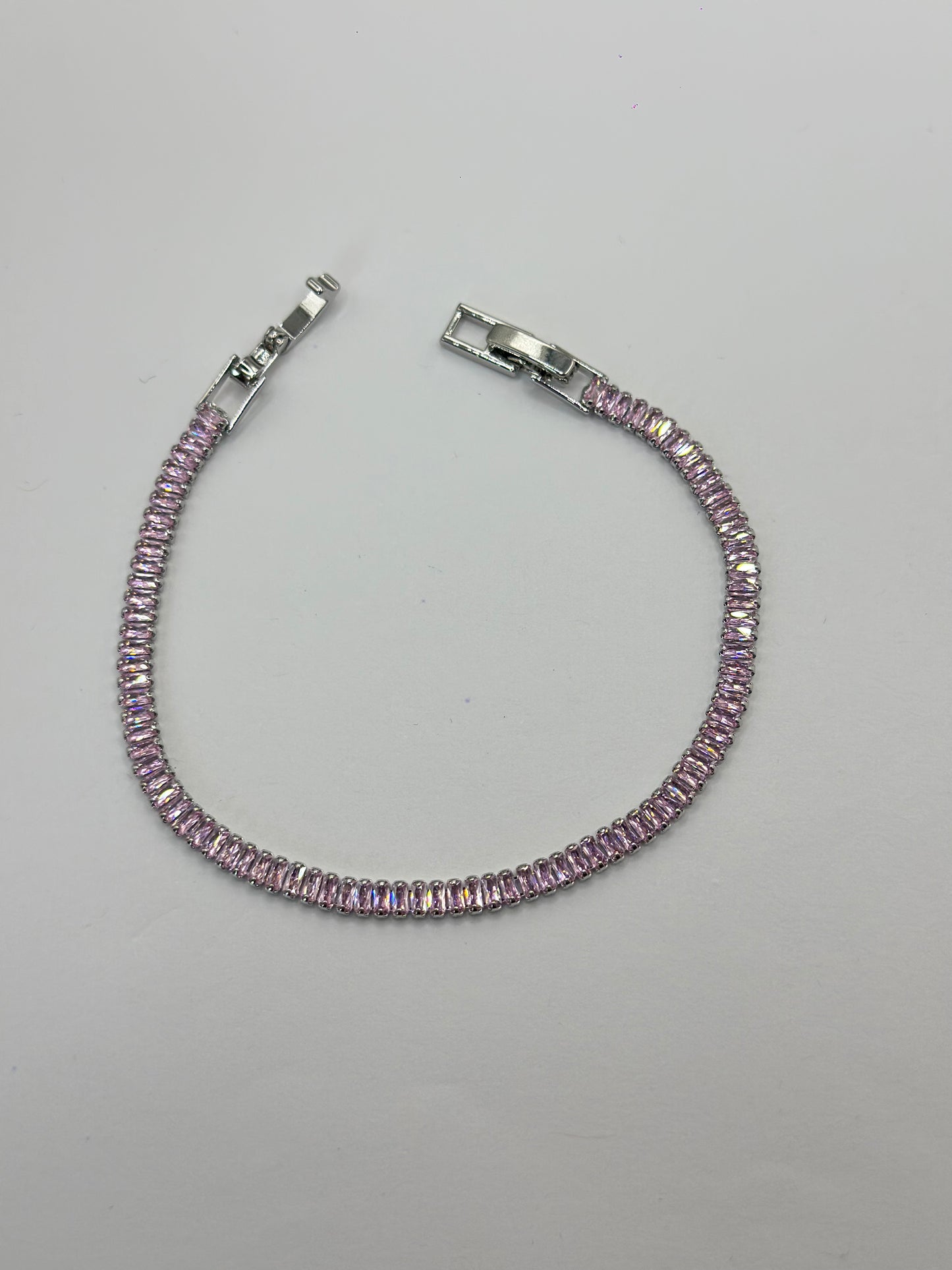 PULSERA TENNIS ROSA