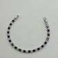 Pulsera blanco y negro billante
