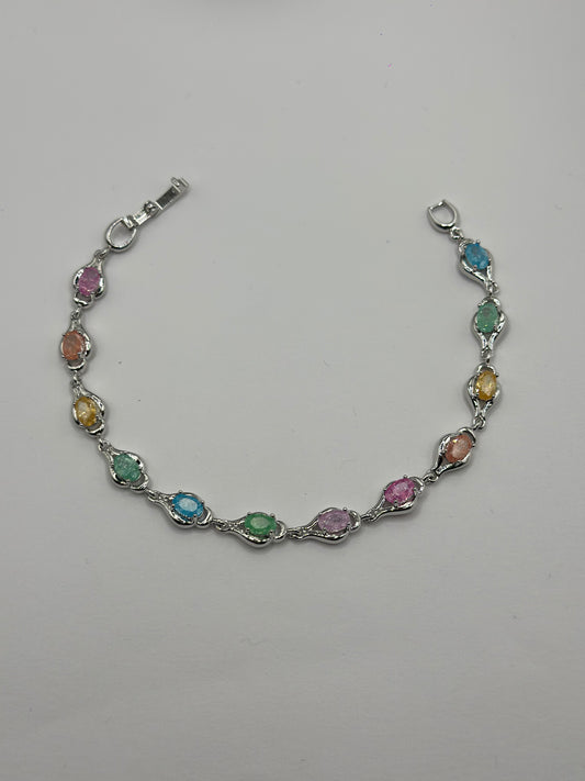 pulsera gotas multicolor