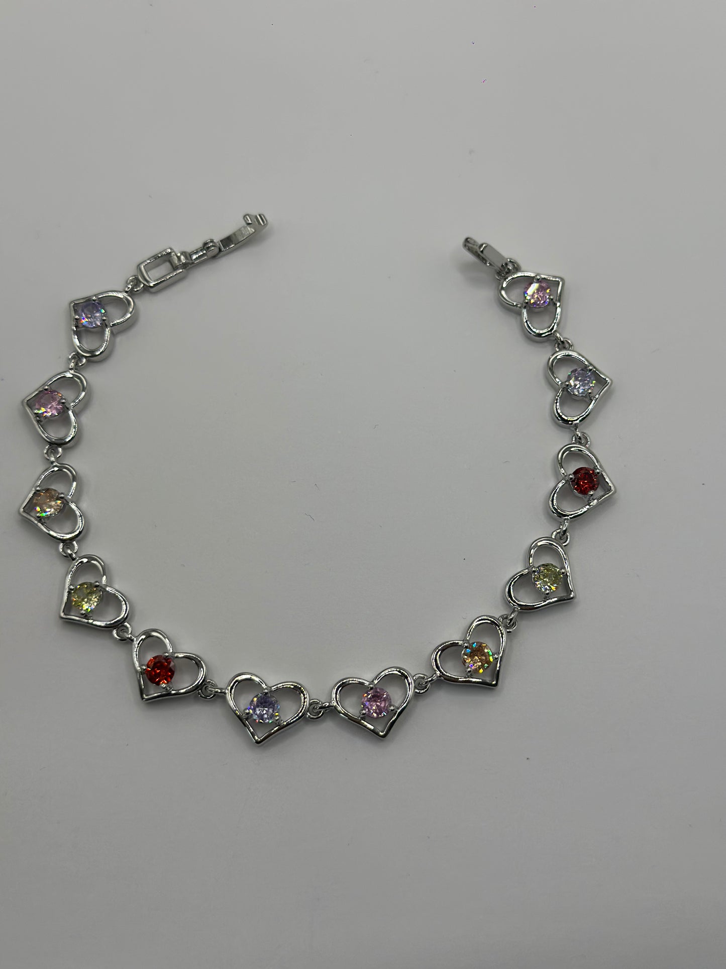PULSERA MULTIPLES CORAZONES