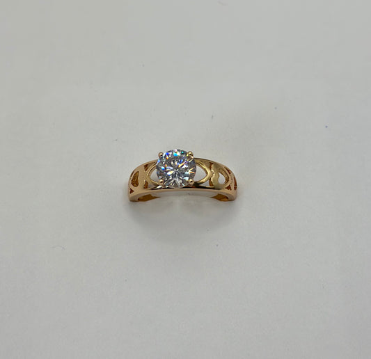 ANILLO PROMESA ENTRELAZADA