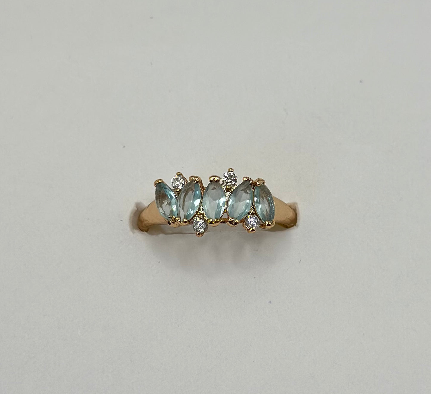 ANILLO MARQUISE AGUAMARINA