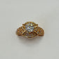 ANILLO SOLITARIO PAVÉ