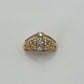 ANILLO SOLITARIO DORADO