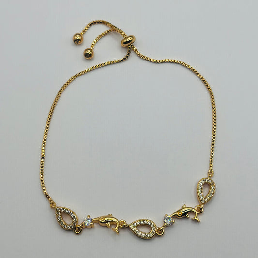 PULSERA DELFIN PAVE