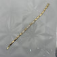 Pulsera de Eslabones con Placa Central de Pavé