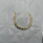 Pulsera de Eslabones Ovalados con Greca Griega