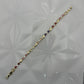 Pulsera de Corazones y Zircones Multicolor con Olas