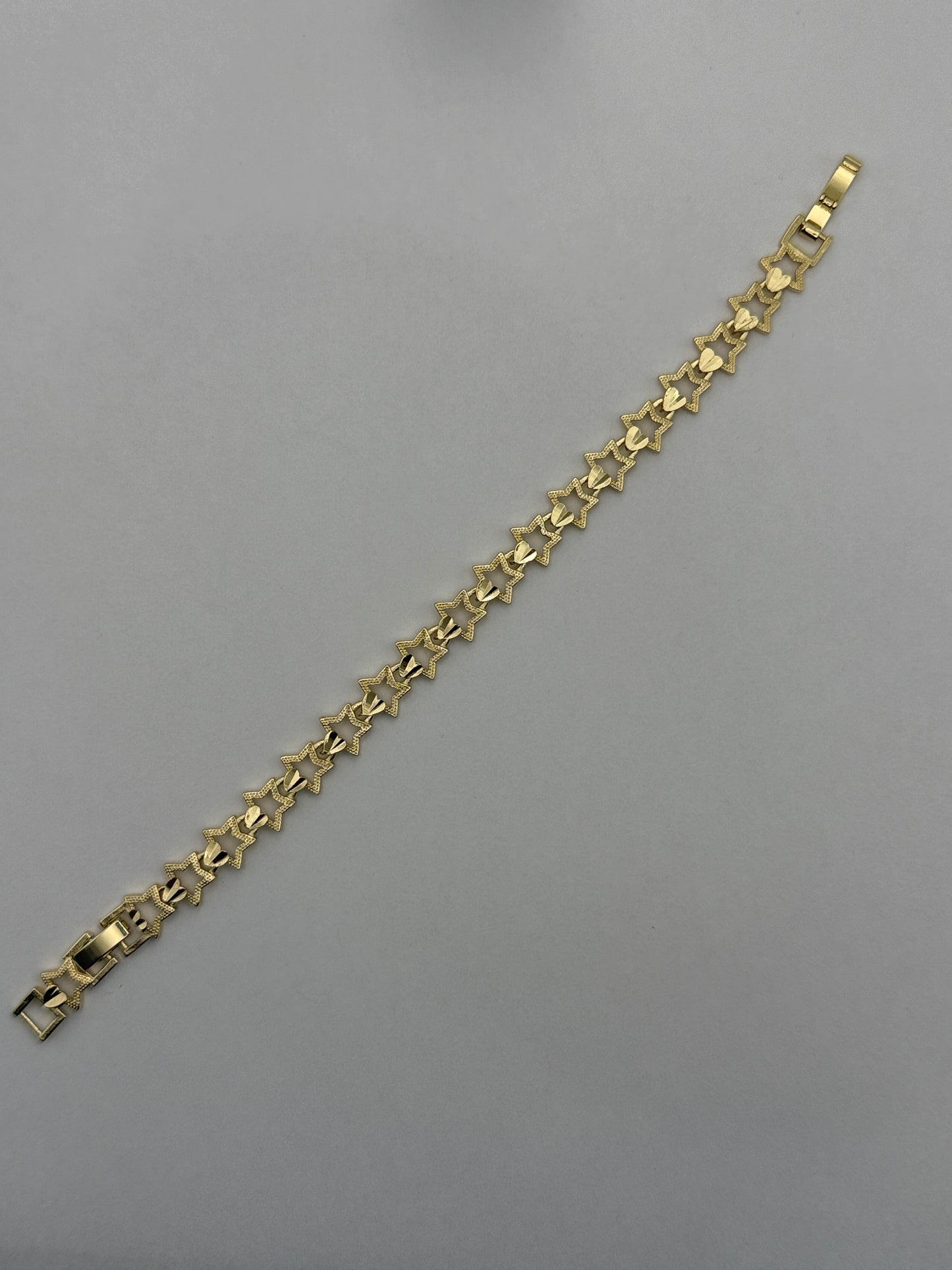 Pulsera de Estrellas con Corazones