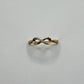 ANILLO INFINITO MITAD PAVE