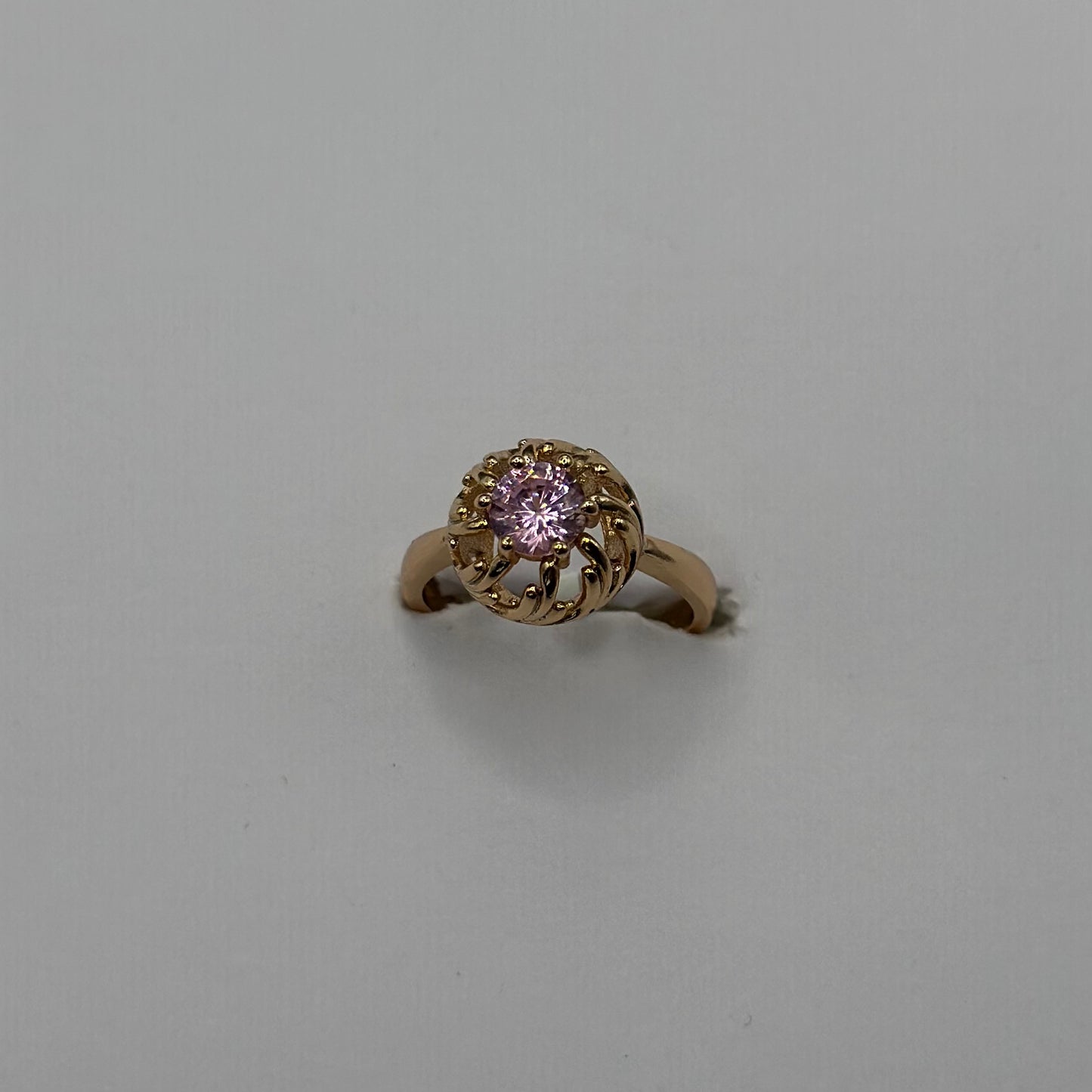 anillo flor rosa escalada