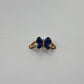 anillo mariposa azul