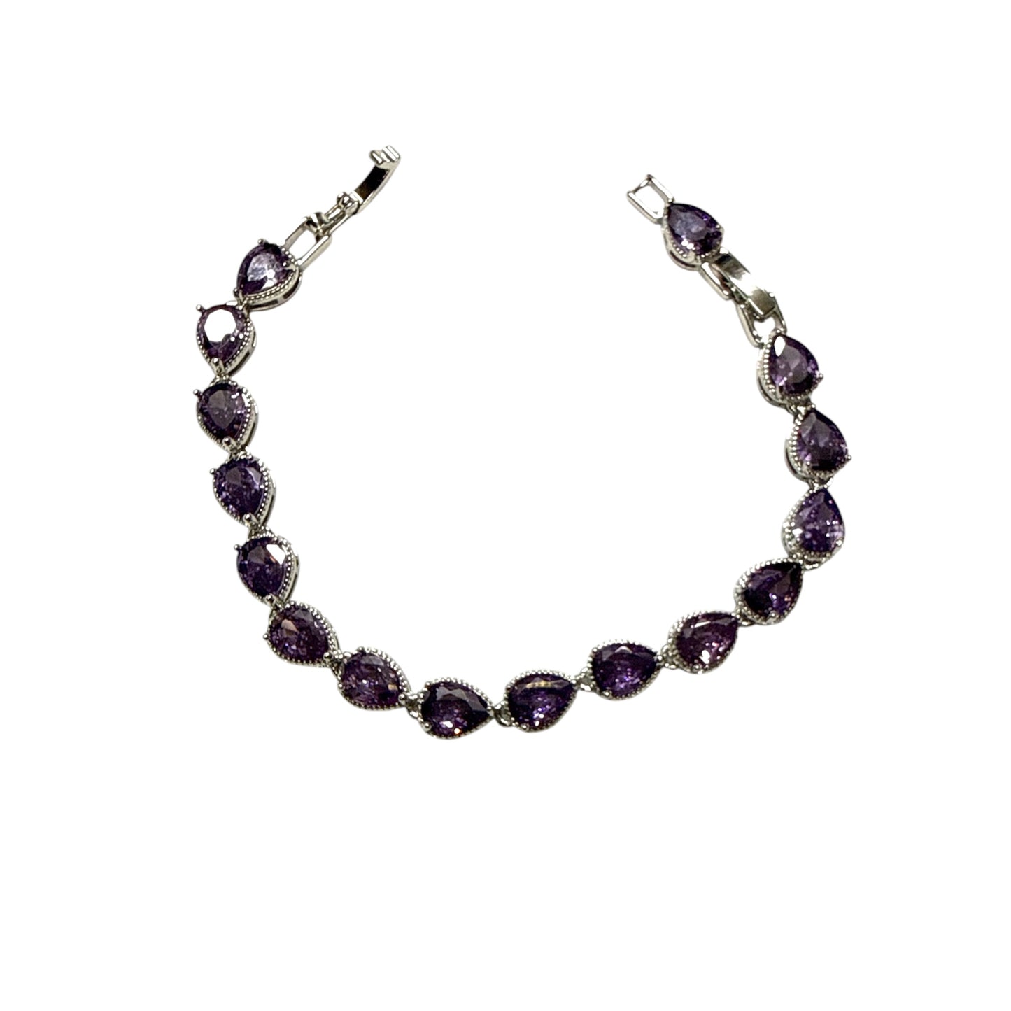 pulsera de tenis Morada