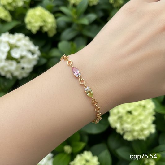 multicolor con eslabones de estrellas
